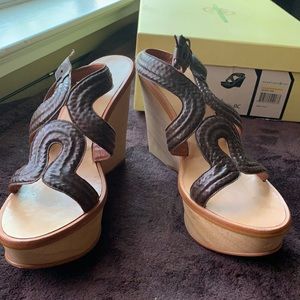 Max Studio - Cane Wedge - Tabacco